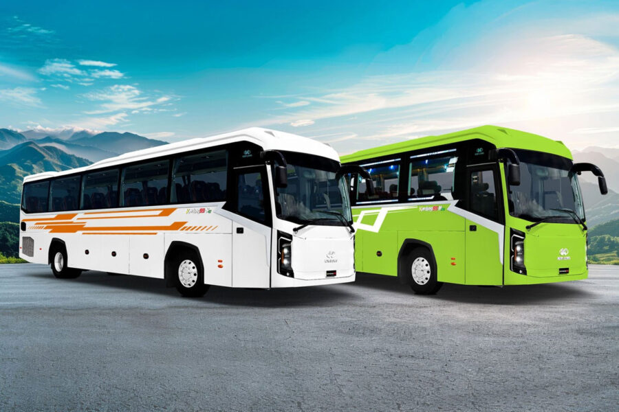 Xe khách Kim Long 99 N47 ngoại thất tổng thể Đồng Tháp