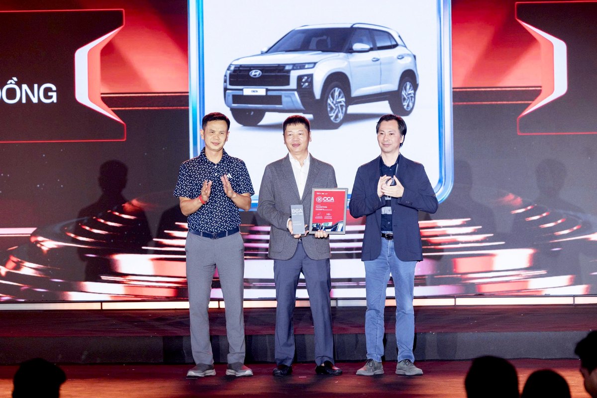Hyundai Creta nhận giải xe gia đình hạng dưới 600 triệu đồng tại Car Choice Awards 2026