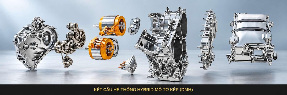 Kết cấu hệ thống hybrid mô-tơ kép của ZS HEV+