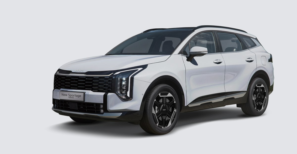 New Sportage Hybrid màu trắng